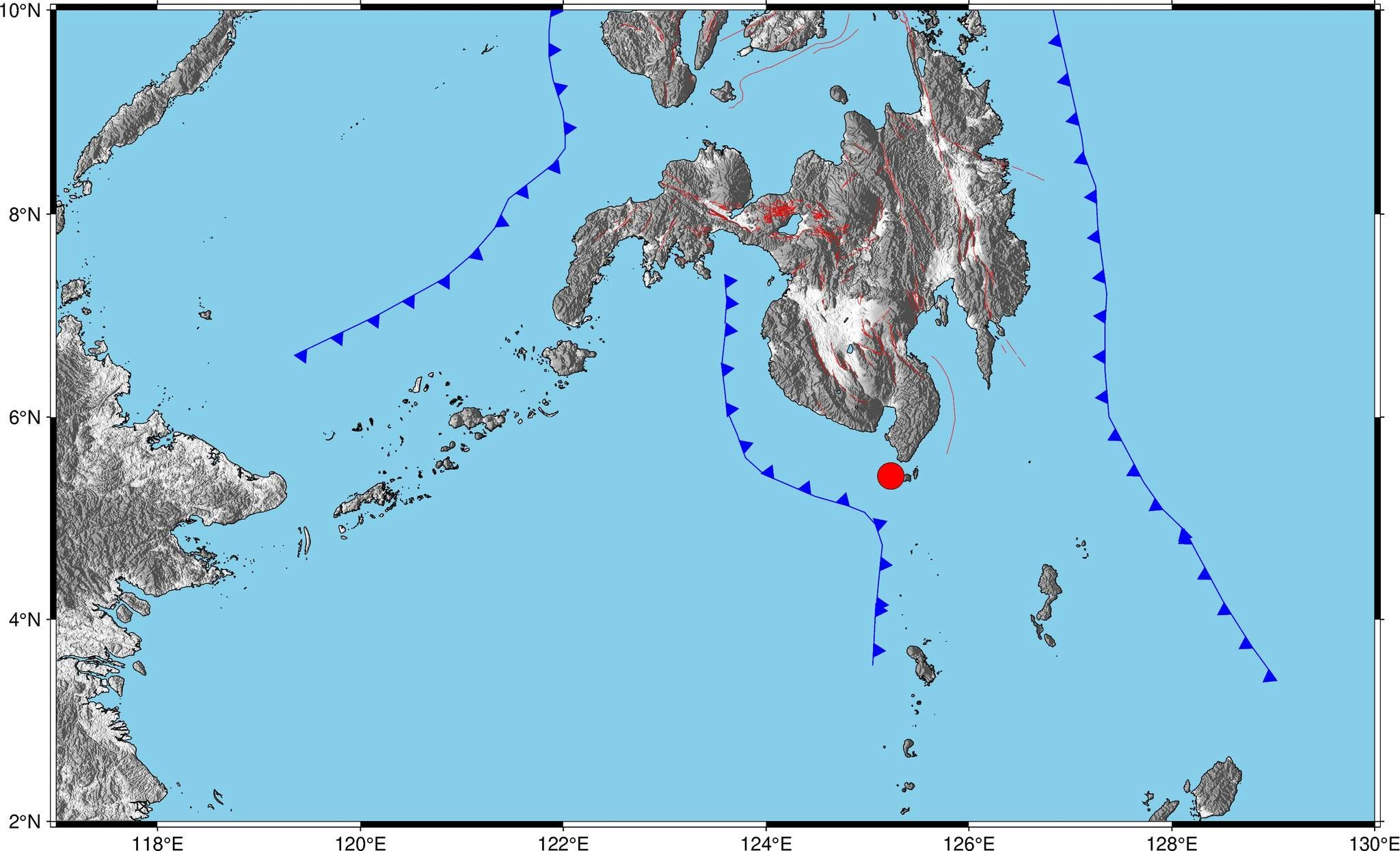 Magnitude 5.7 quake strikes off Davao Occidental