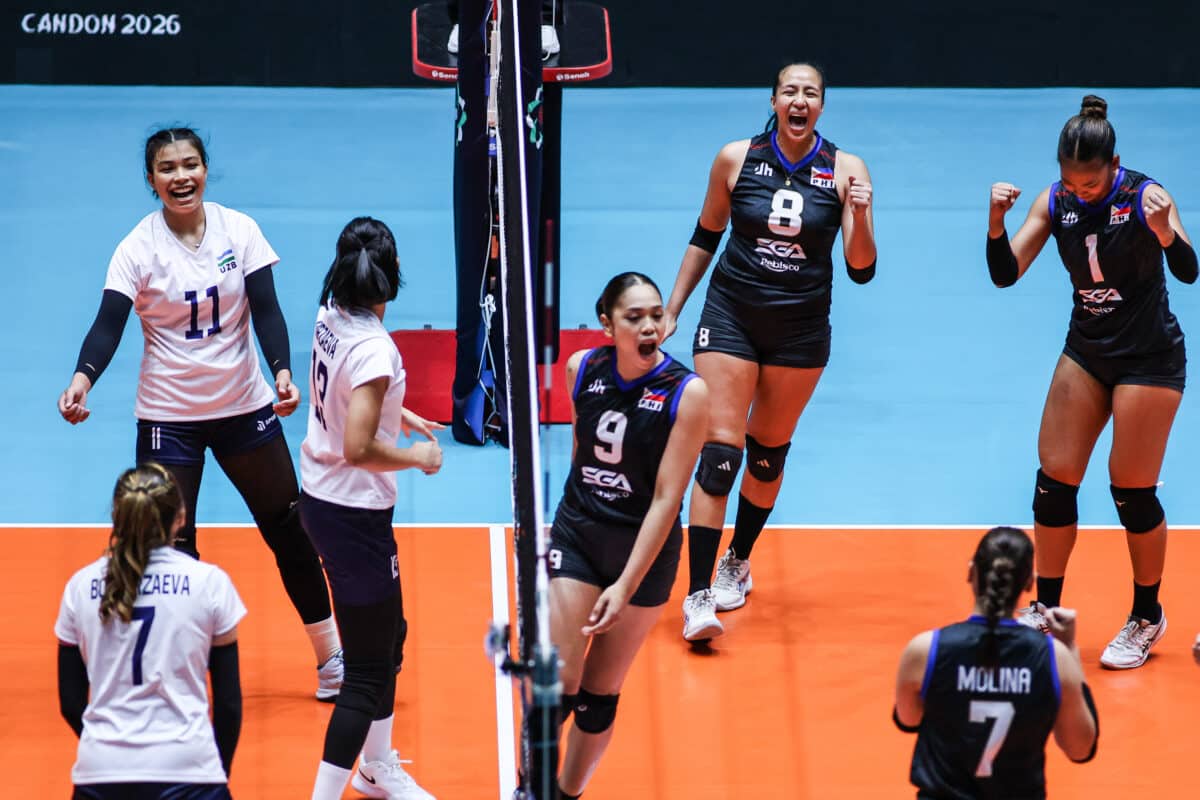 Jovelyn Gonzaga Alas Pilipinas vs Uzbekistan AVC Women's Cup