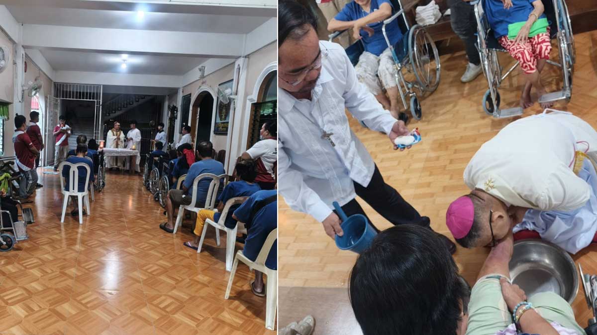 Elderly honored in Calapan Holy Week ritual