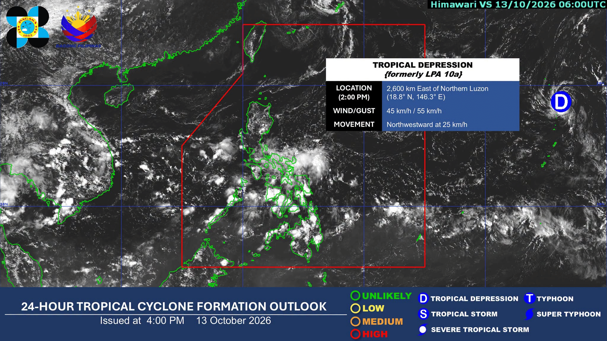 Cloudy Wednesday with rain showers expected in most parts of PH
