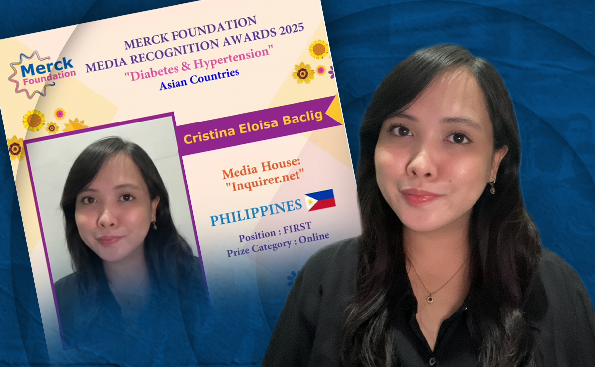 INQUIRER.net journalist wins global award for health reporting