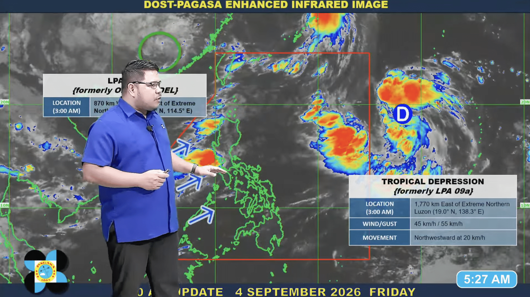LPA east of Luzon develops into tropical depression, stays out of PAR