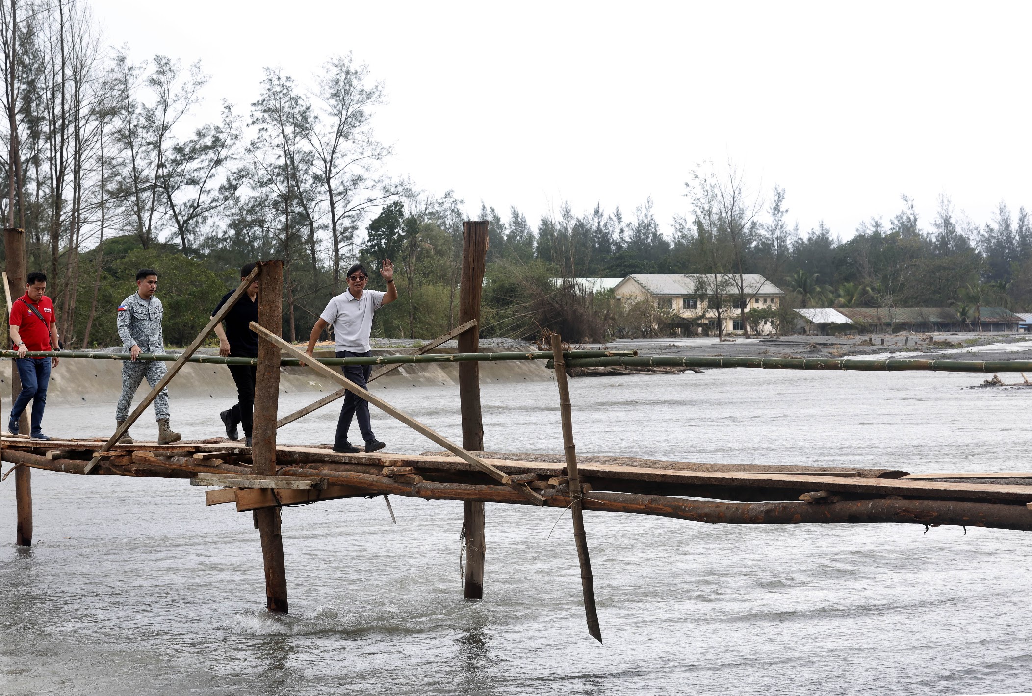 Marcos: Debris, possible illegal logging clogged Sto. Cristo Dam