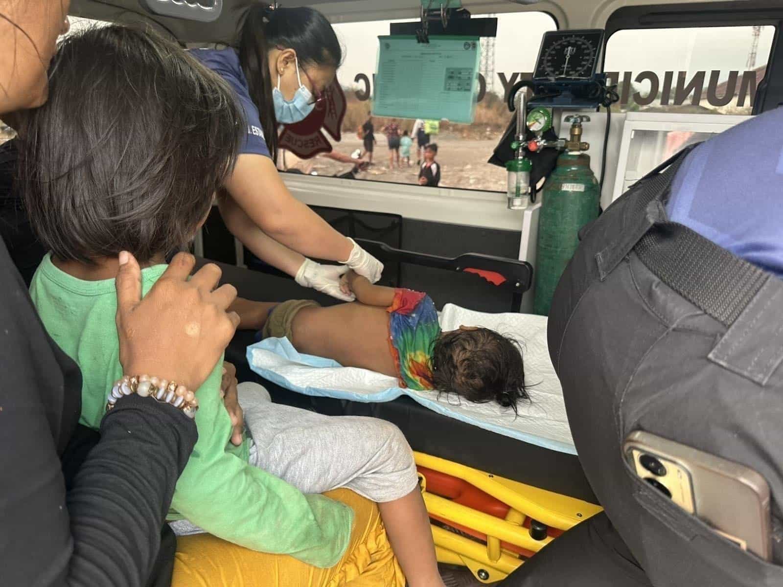 PCG rescuers save boy who fell overboard in Zambales