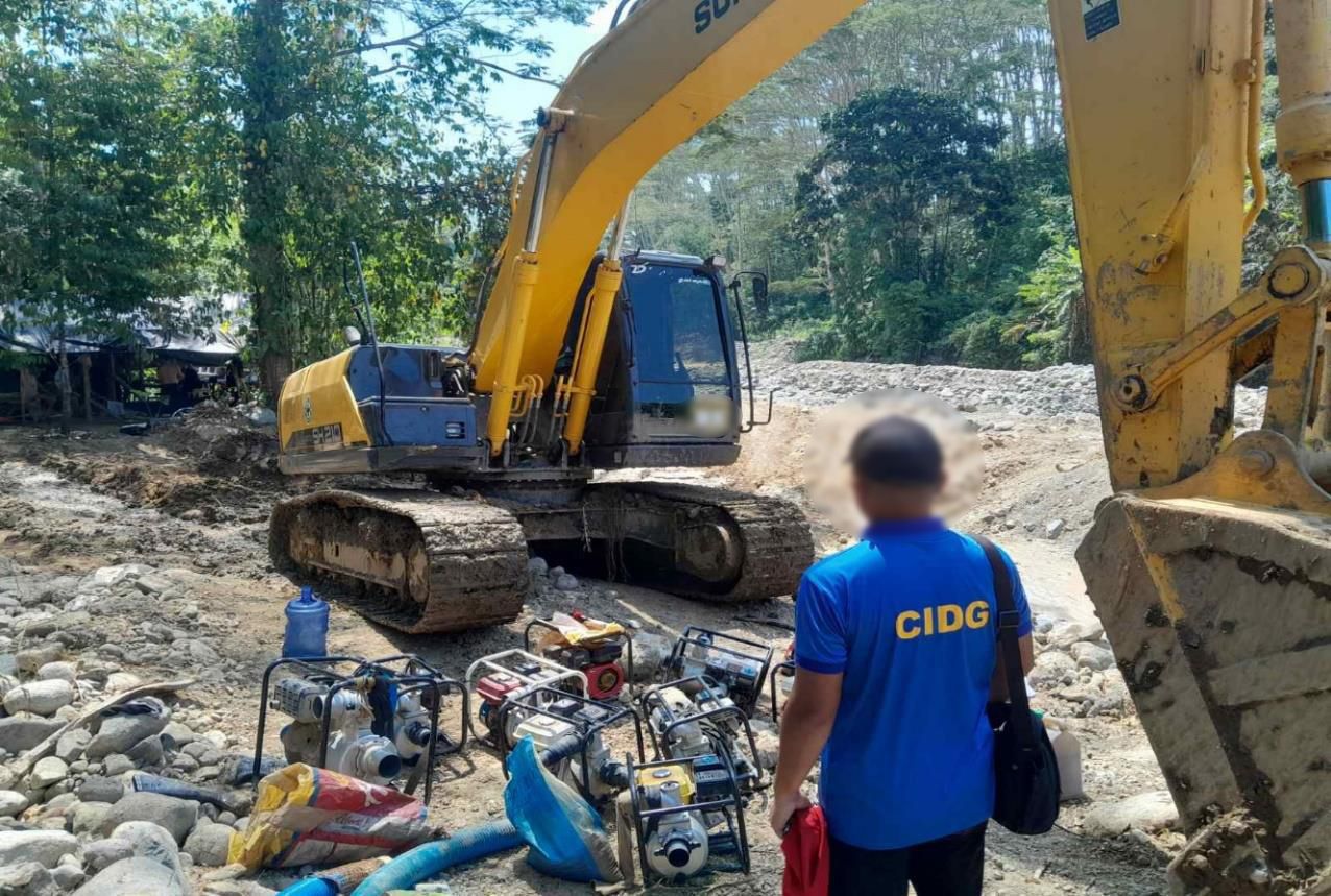 P13-M equipment seized, 3 nabbed in anti-illegal mining ops in Iligan