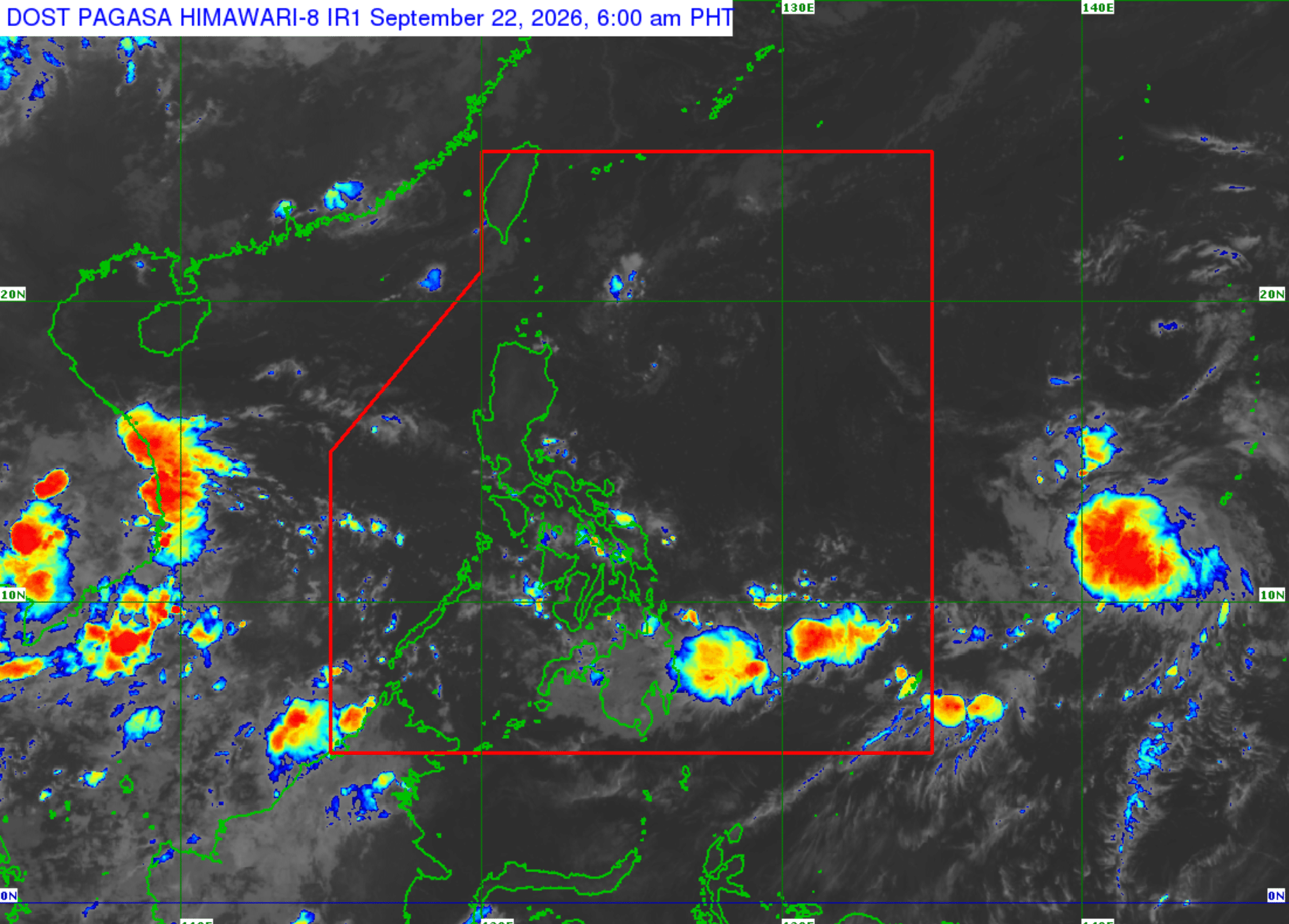 Trough of LPA outside PAR to affect parts of Visayas, Mindanao Tuesday