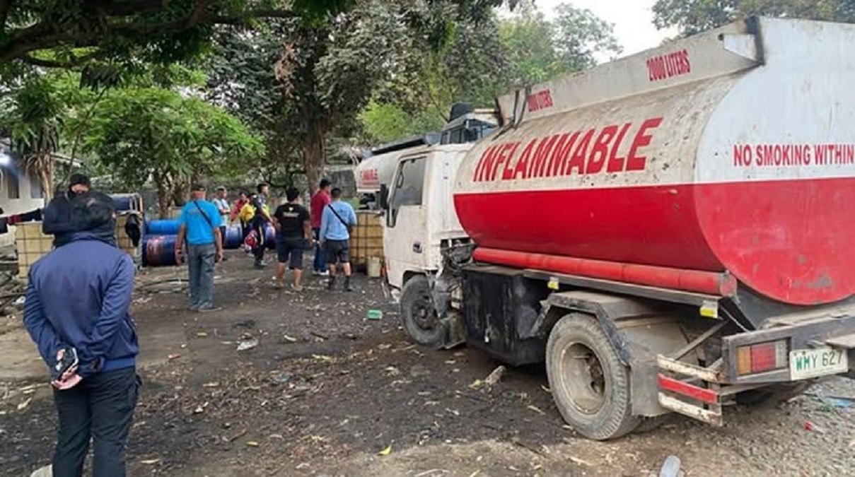 2 arrested for illegal transport of 7,000 liters of diesel in Rizal
