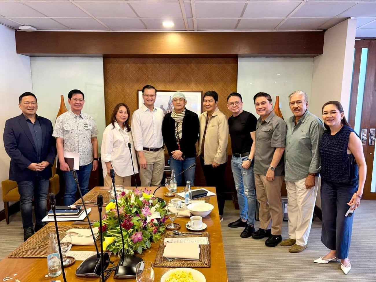 LOOK: Senators hold caucus for Duterte impeachment trial