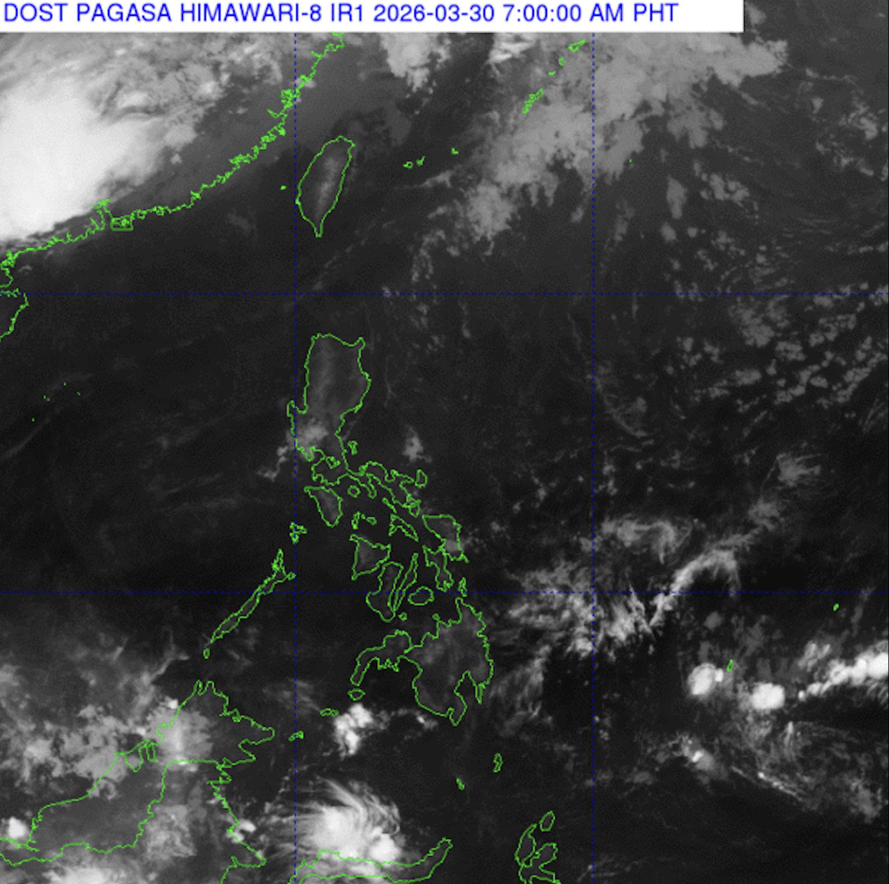 Hot, humid weather to prevail on Monday, March 30