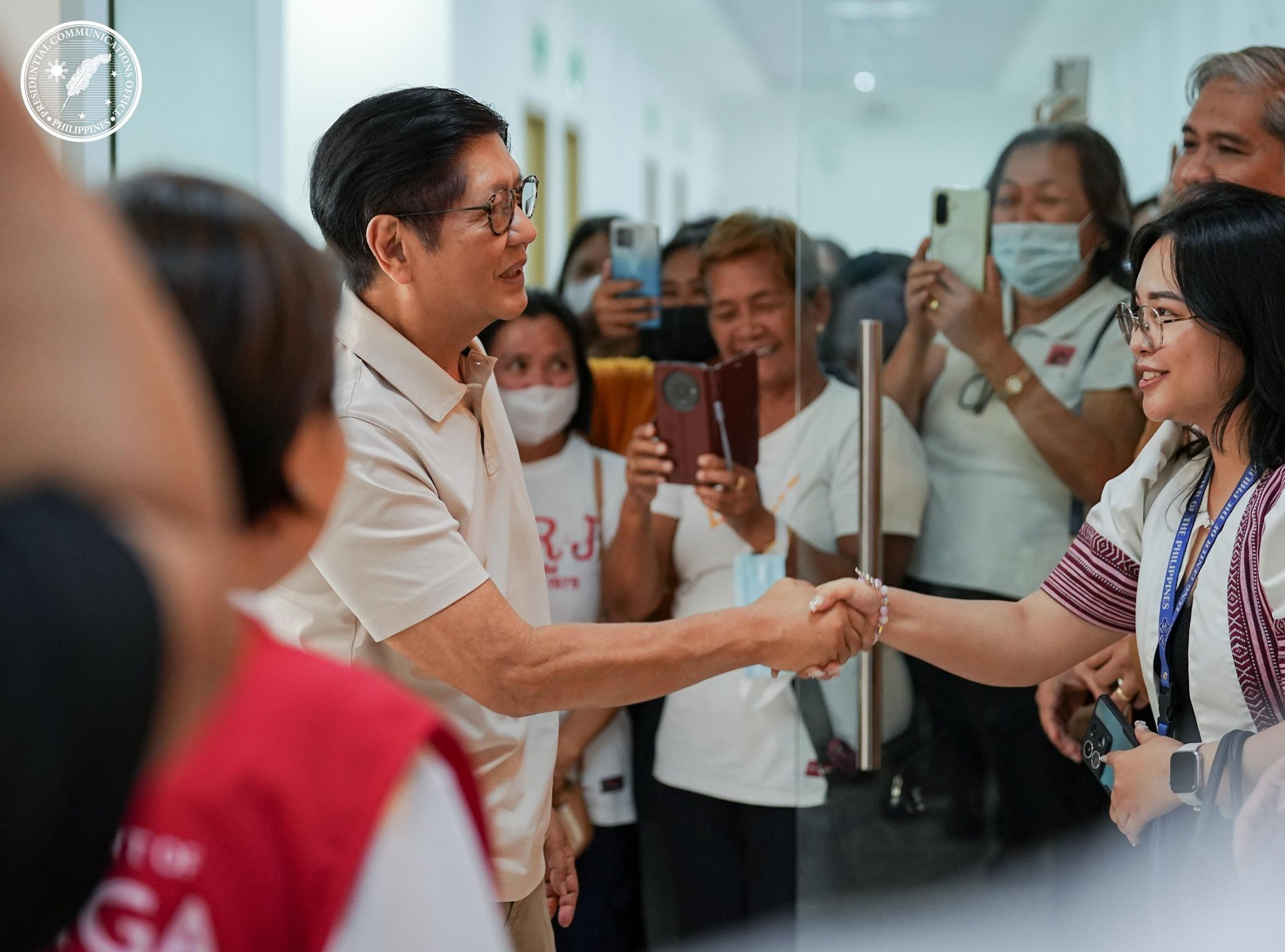 Marcos inspects first public hospital in Clark Freeport Zone