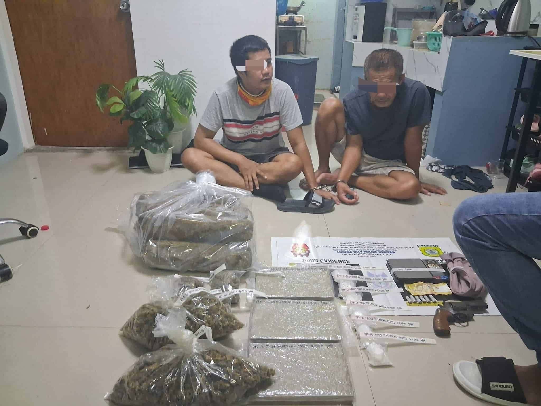 2 ‘high-value’ suspects busted in Lucena; P10-M shabu, marijuana seized