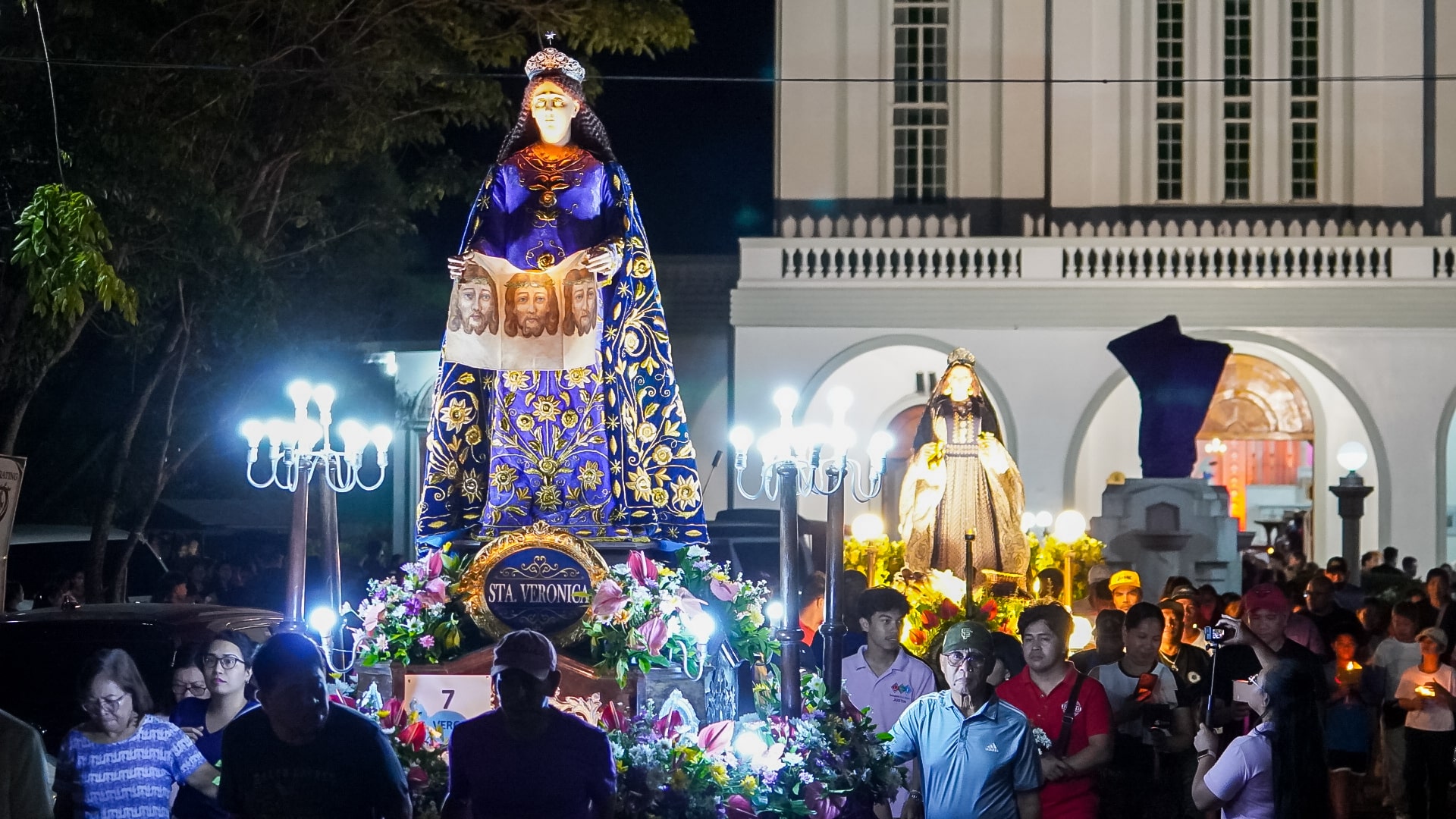 LOOK: Devotees hold ‘Soledad’ procession in Iloilo City on Good Friday