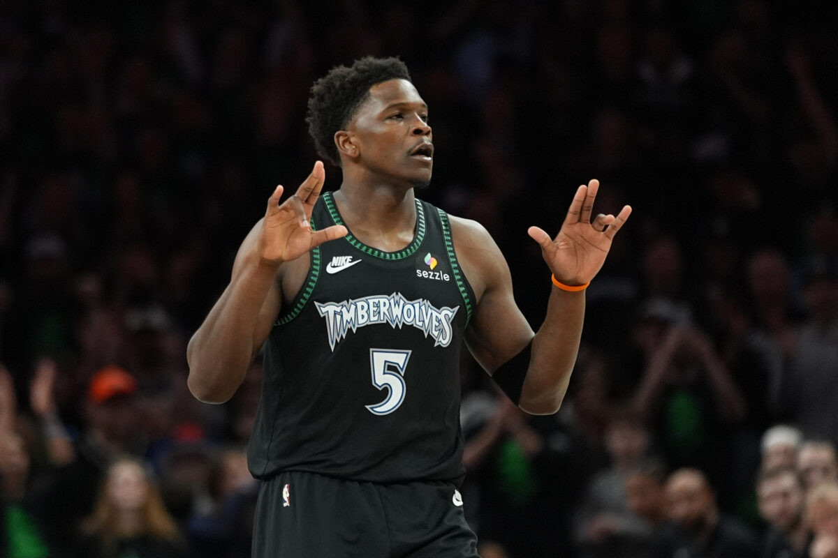 NBA scores today Anthony Edwards Timberwolves vs Spurs NBA Playoffs Game 4