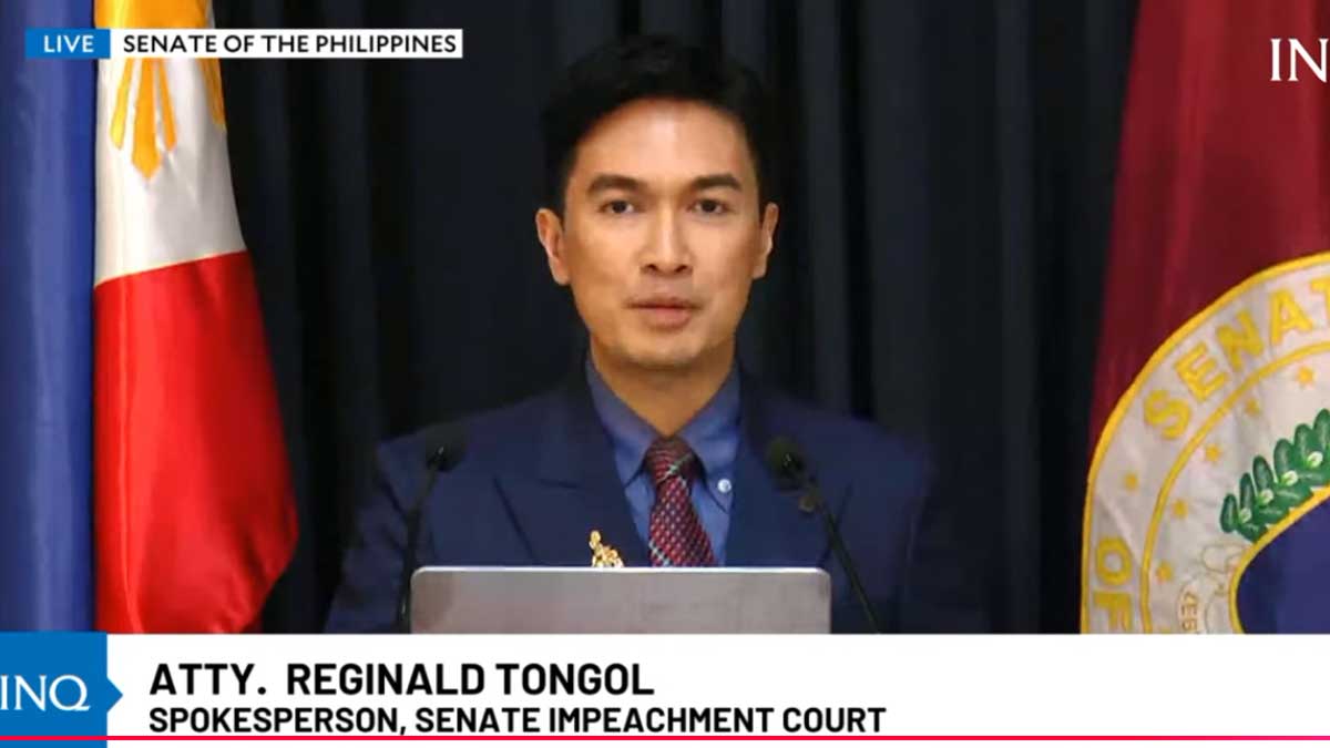 WATCH: Impeachment court spokesperson holds briefing
