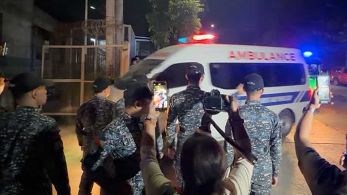 Romualdez now behind bars