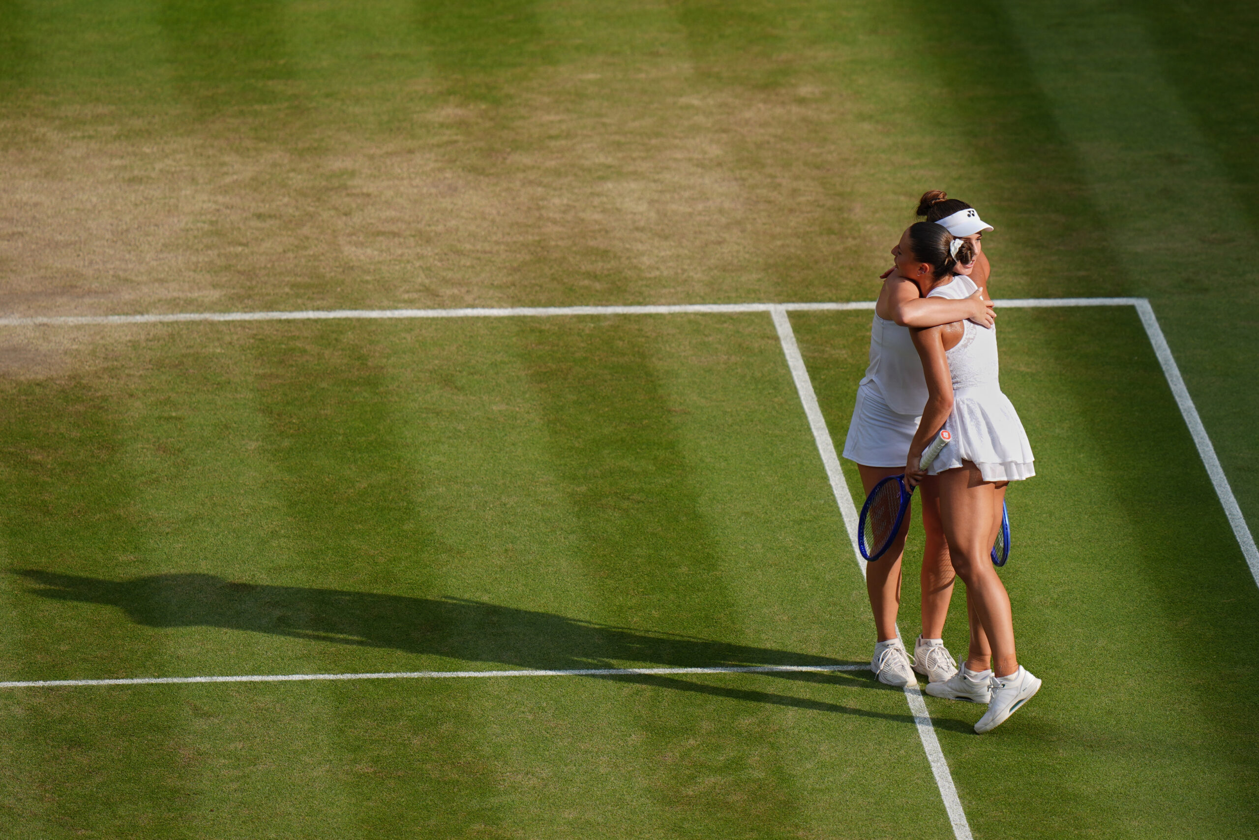 Linda Noskova swept into her first Wimbledon final with a 6-4, 6-4 win over Marta Kostyuk on Thursday, setting up an all-Czech title match against Karolina Muchova.