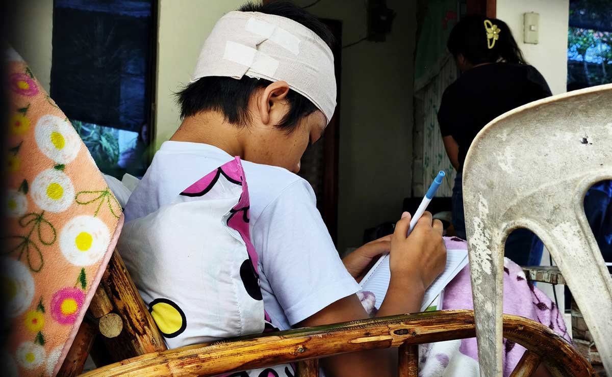Cotabato school shooting survivor battles impaired vision