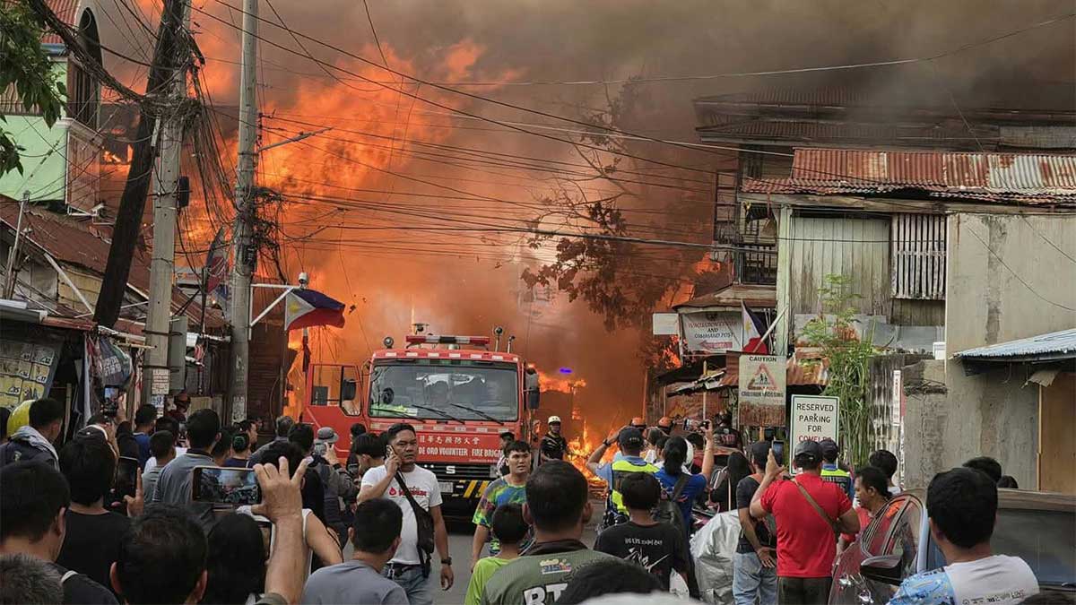 Fire breaks out in downtown Cagayan de Oro 