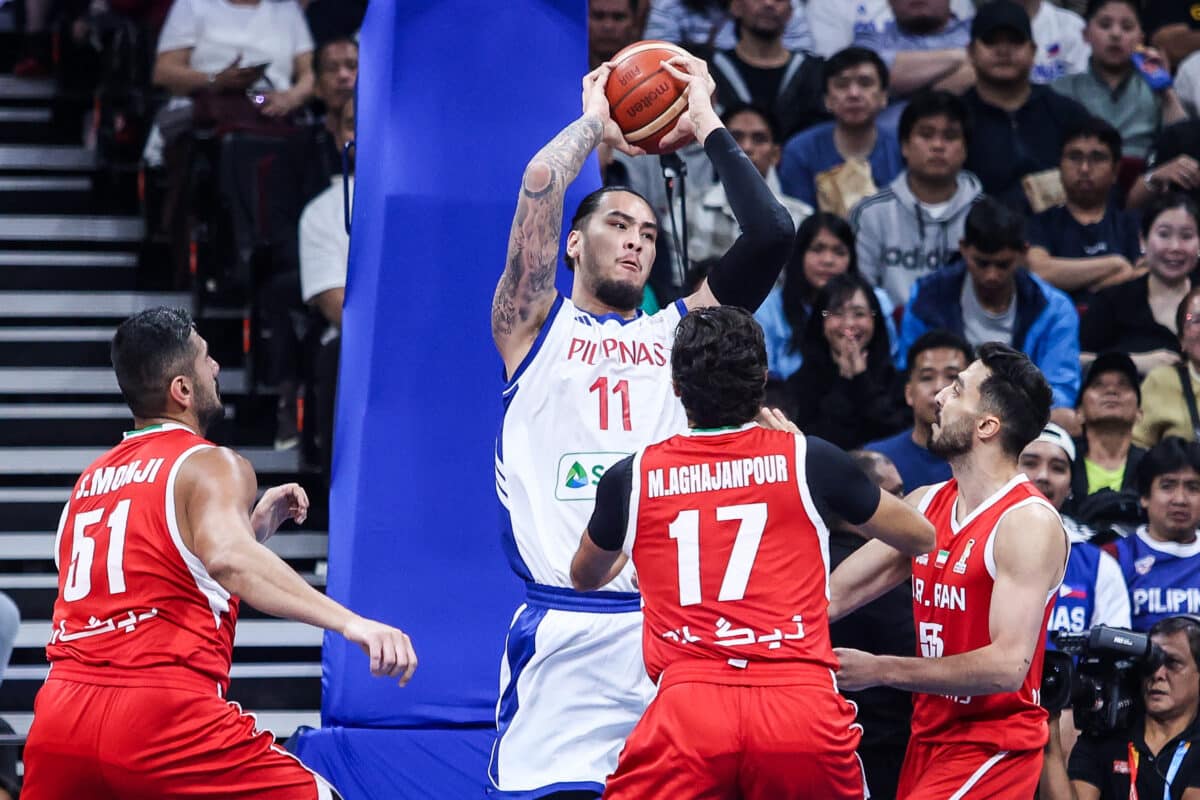 Kai Sotto Gilas Pilipinas vs Iran Fiba World Cup
