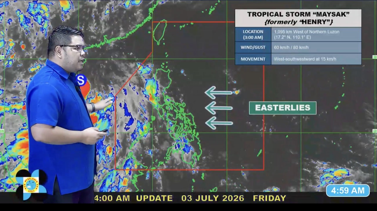Pagasa: Generally fair weather, localized rains this weekend