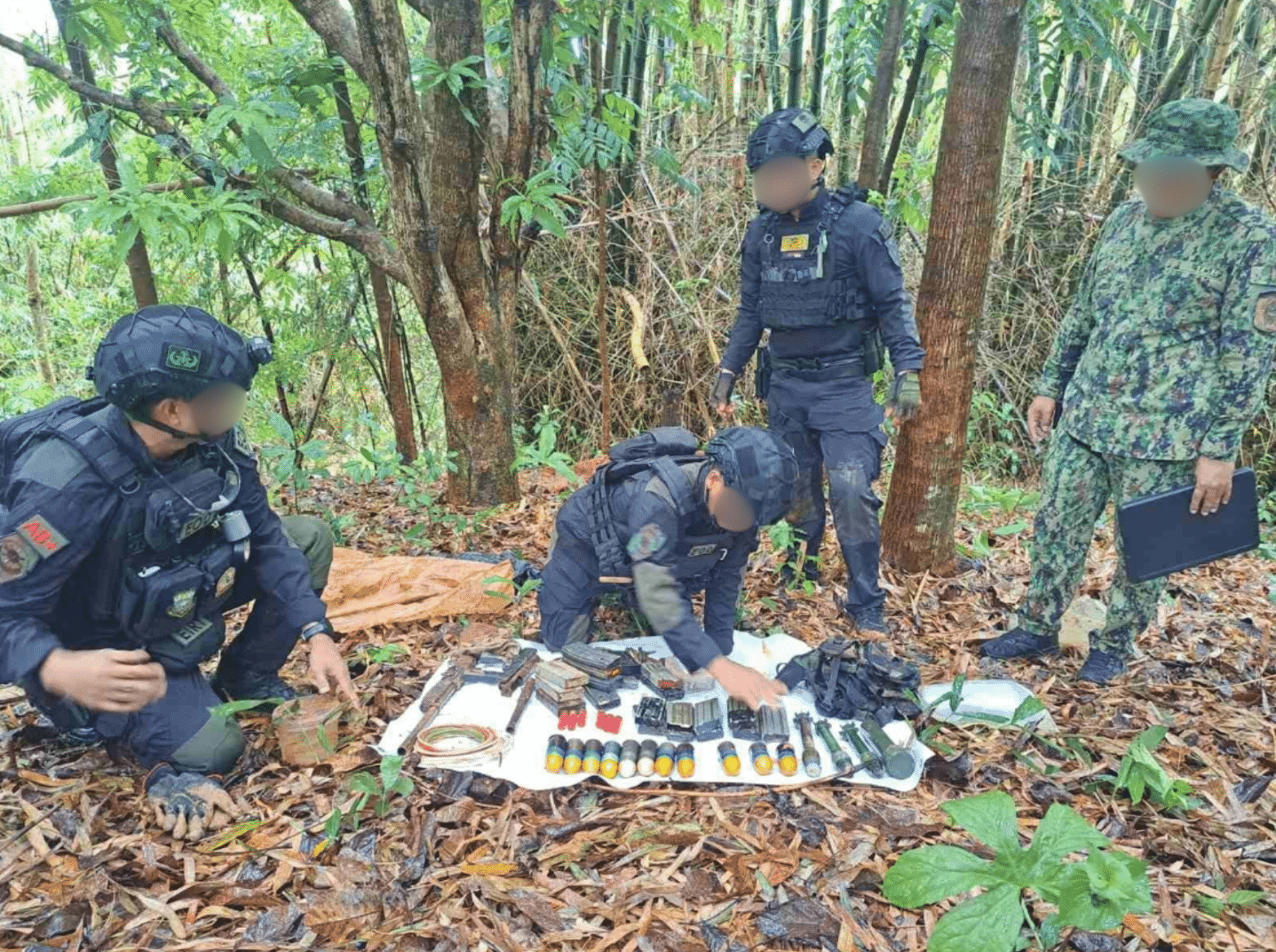 Zambales police discover arms cache allegedly linked to communist rebels