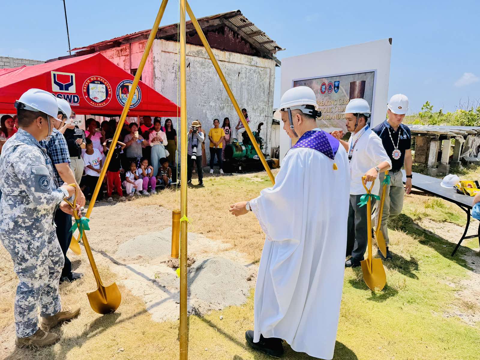 Pag-asa Island soon to have its first Catholic church