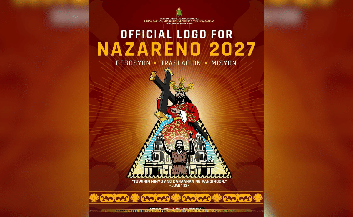 Quiapo Church unveils logo for Nazareno 2027