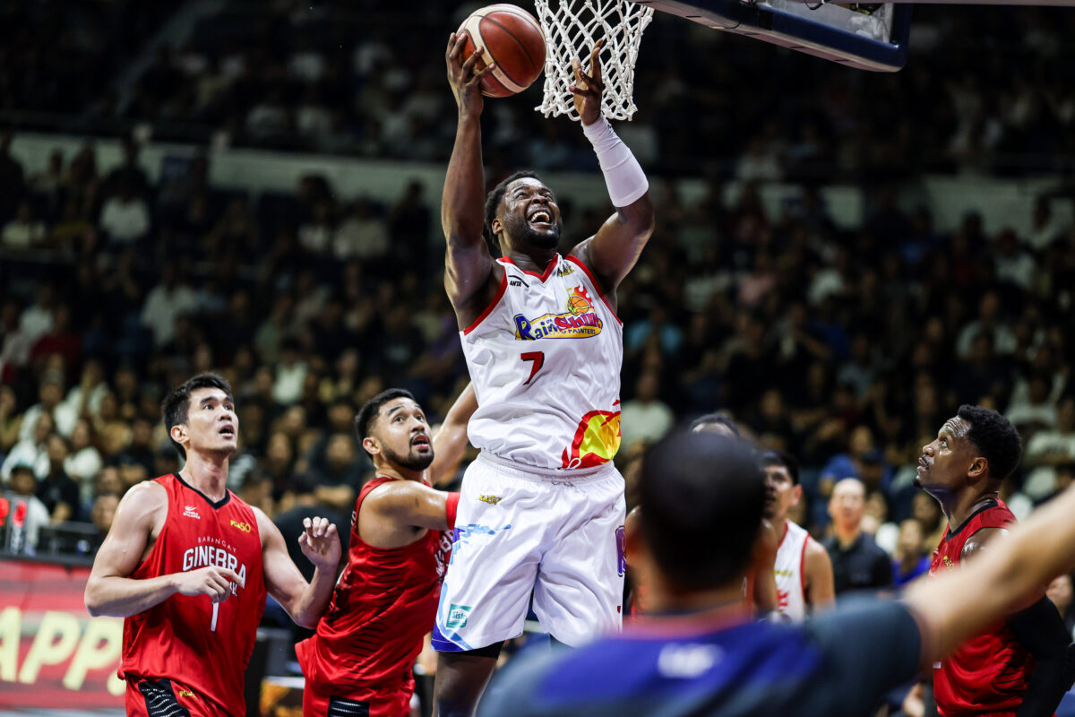 Jaylen Johhnson Rain or Shine vs Barangay Ginebra PBA semis