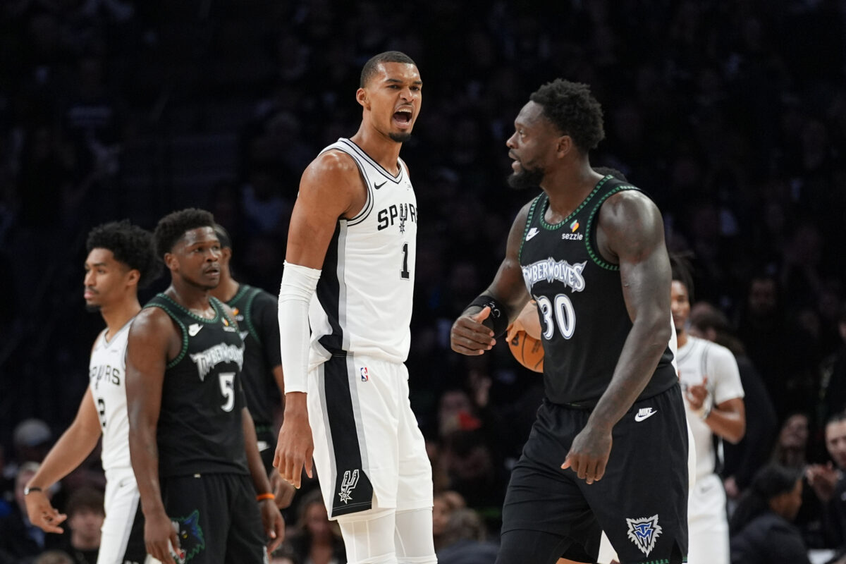 Victor Wembanyama Spurs vs Timberwolves Game 3 NBA Playoffs NBA Scores Today