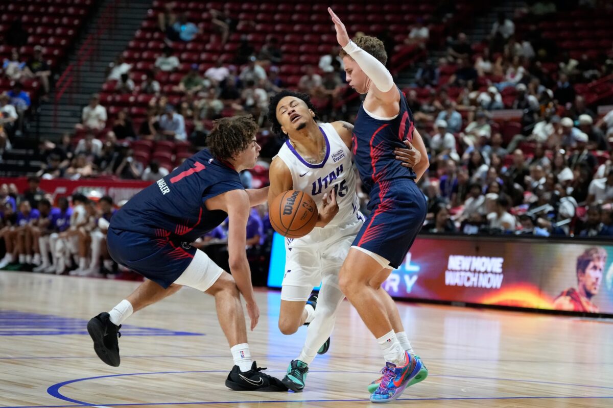 Trey Alexander Utah Jazz guard NBA Summer League