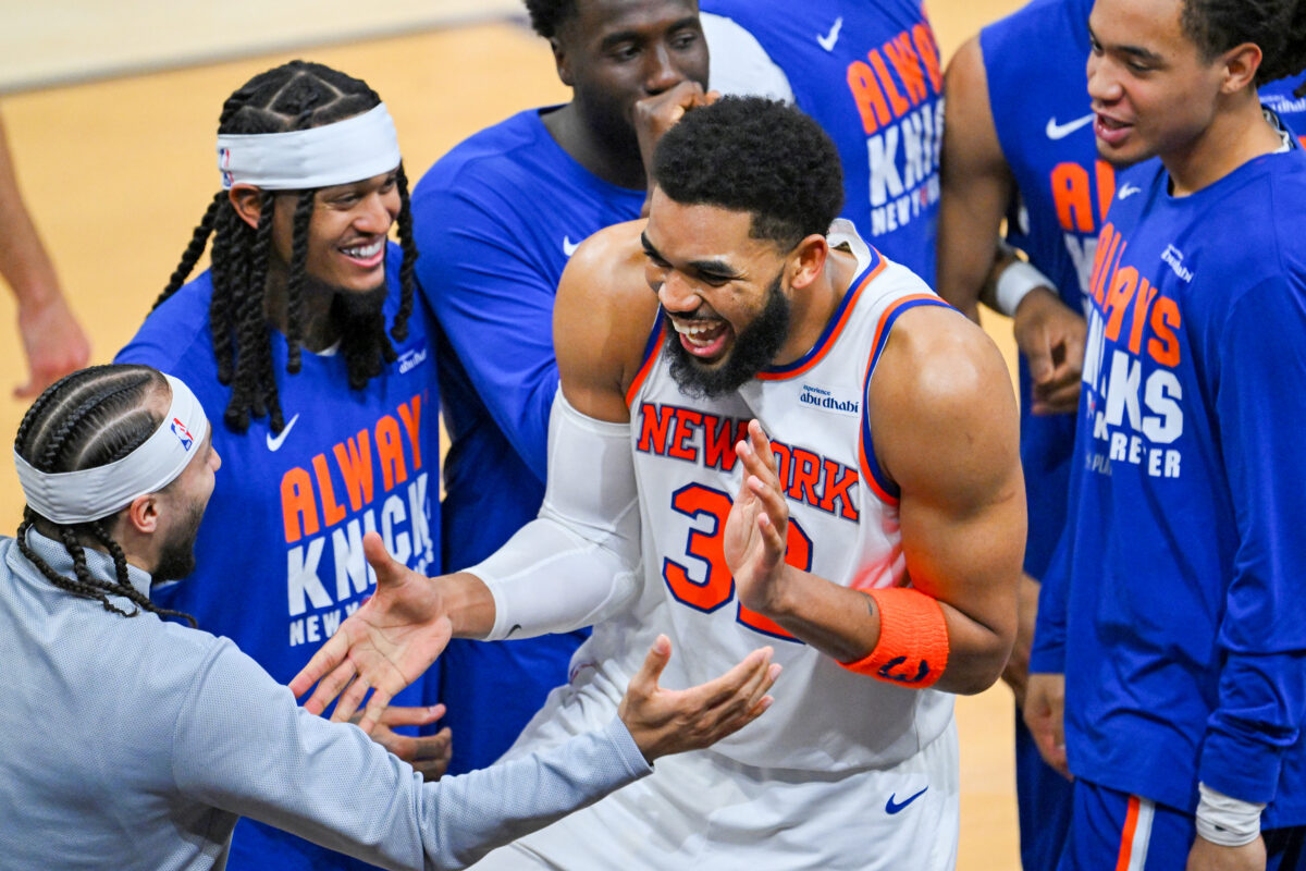 Karl-Anthony Towns Knicks vs Cavaliers Game 4 NBA Playoffs NBA Finals
