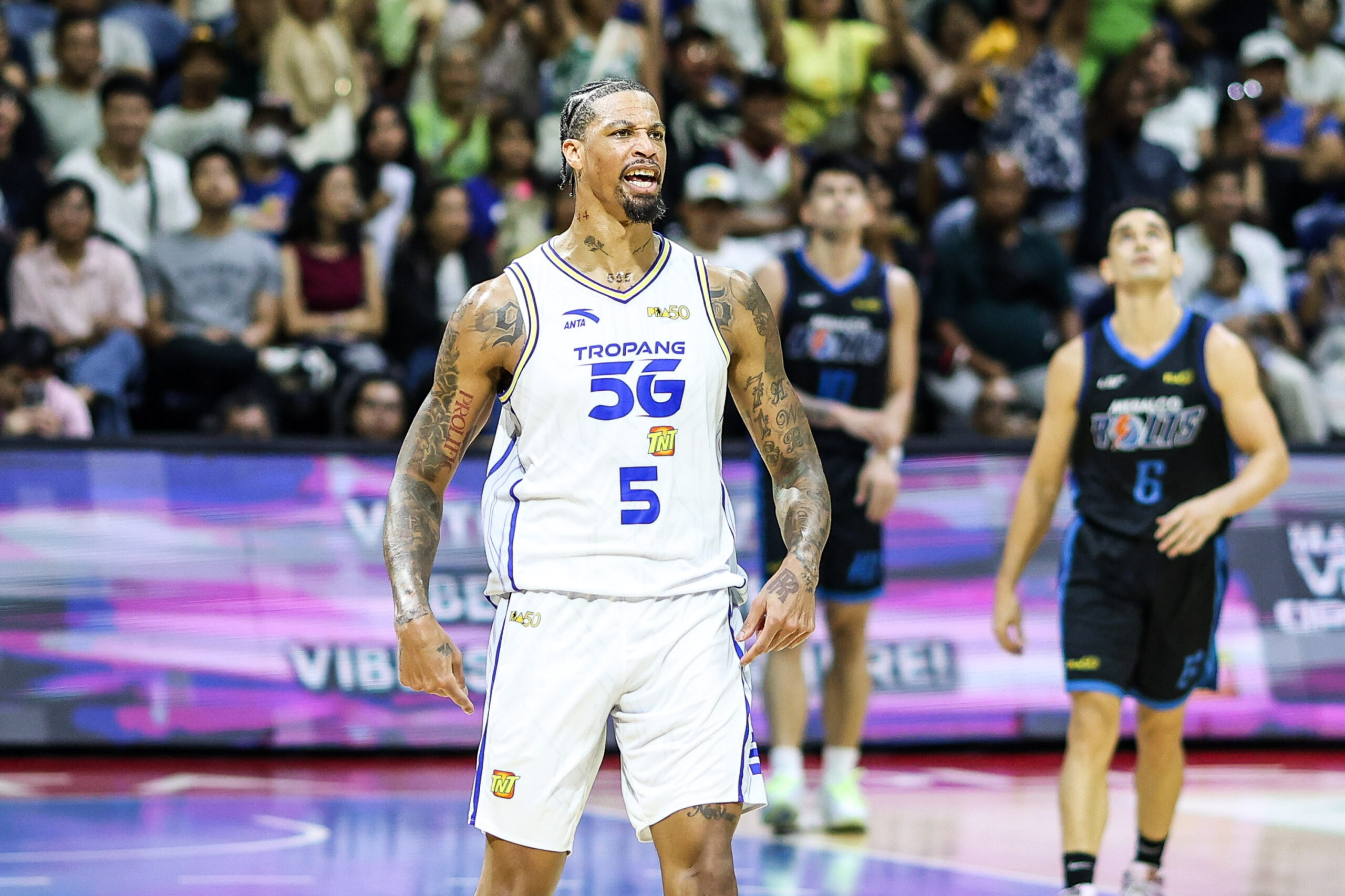 Chris McCullough (right) has a chance at winning a second PBA title with a different team PBA Finals Ginebra vs TNT