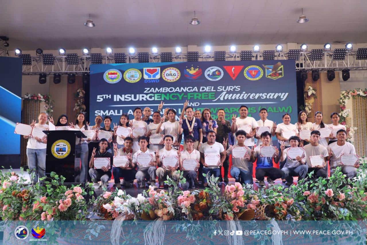 Zamboanga del Sur marks 5th year as insurgency-free province