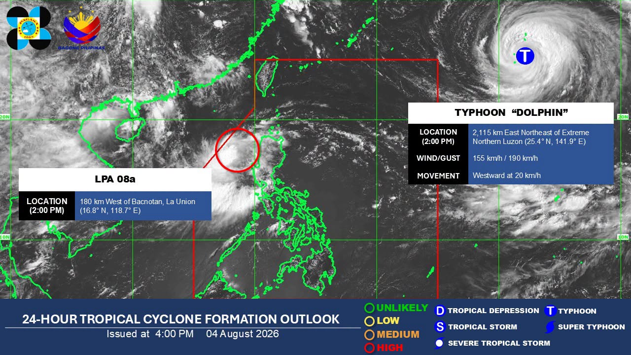 LPA has ‘high’ chance of becoming tropical depression – Pagasa