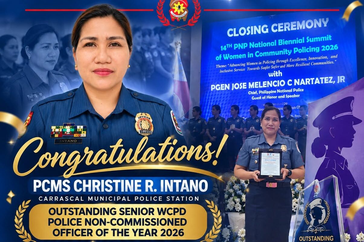 Caraga cop named top prober of women, children’s protection cases