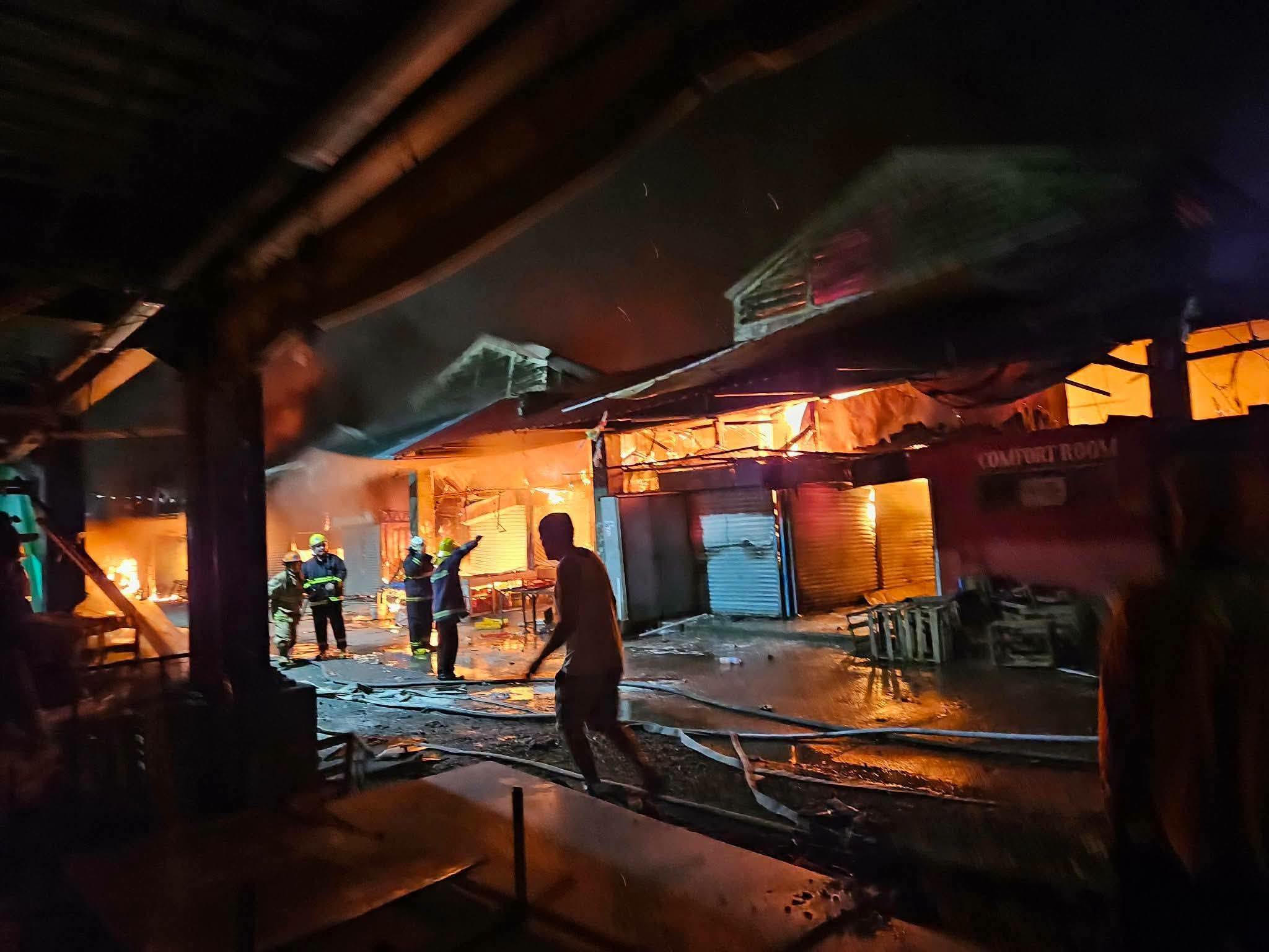 Fire hits part of Angeles City public market