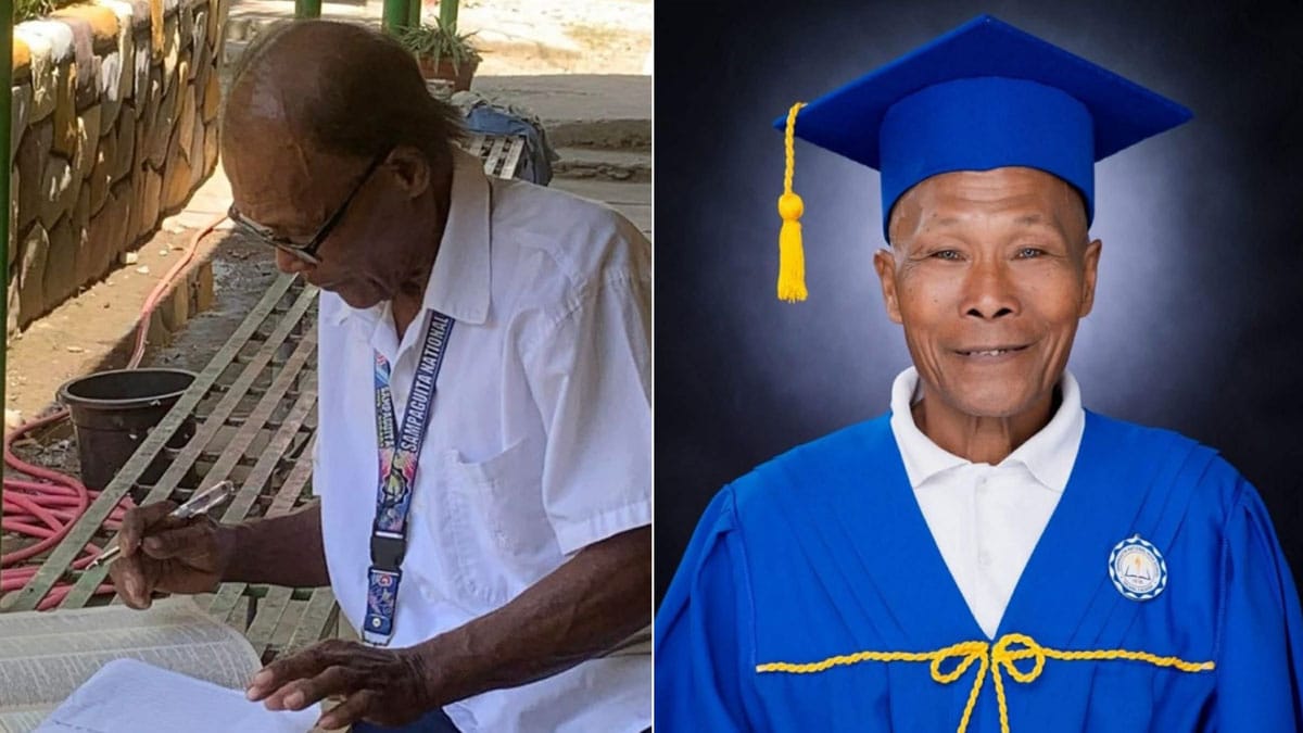 Cagayan grandpa set to graduate senior high at 77, eyes college next