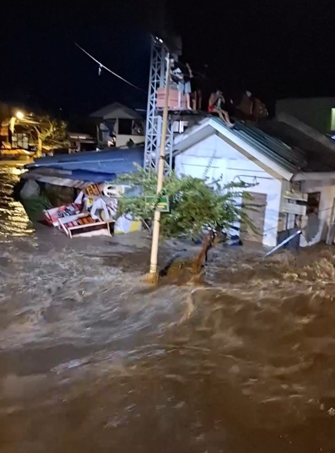 Floods hit parts of Davao City amid storm, some residents evacuated