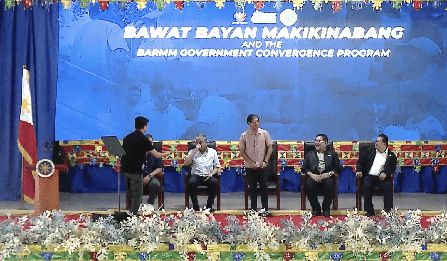 Marcos distributes assistance in Bangsamoro region