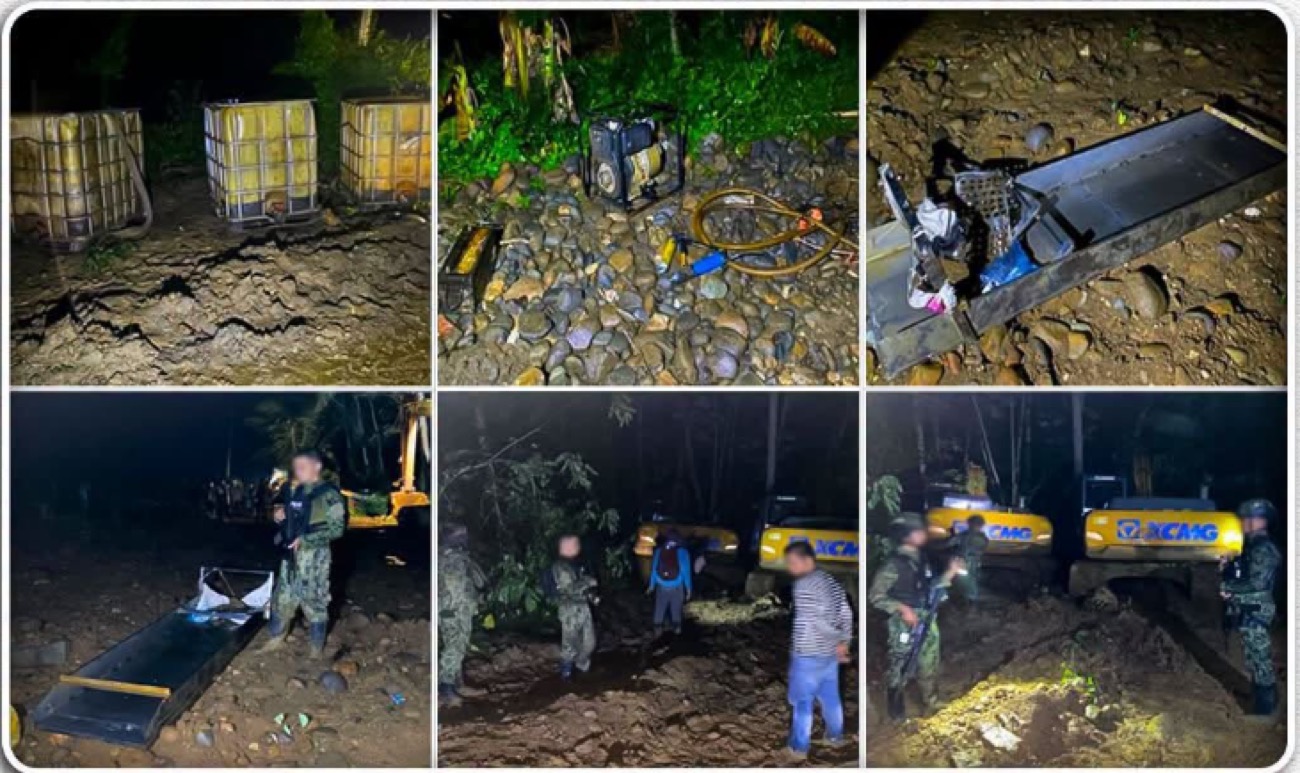 Cops seize equipment in Agusan del Sur crackdown vs illegal mining