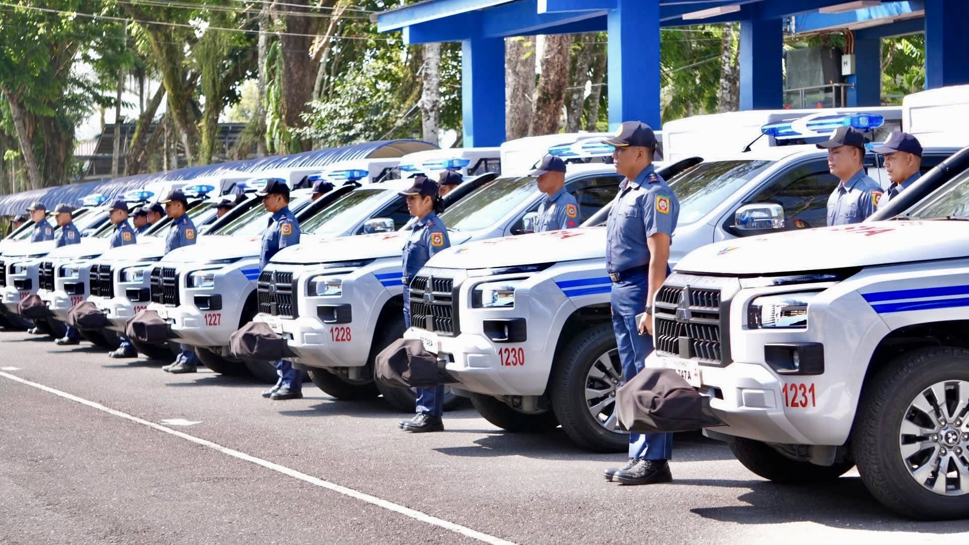 Bicol police units get 10 patrol vehicles to boost visibility, patrols