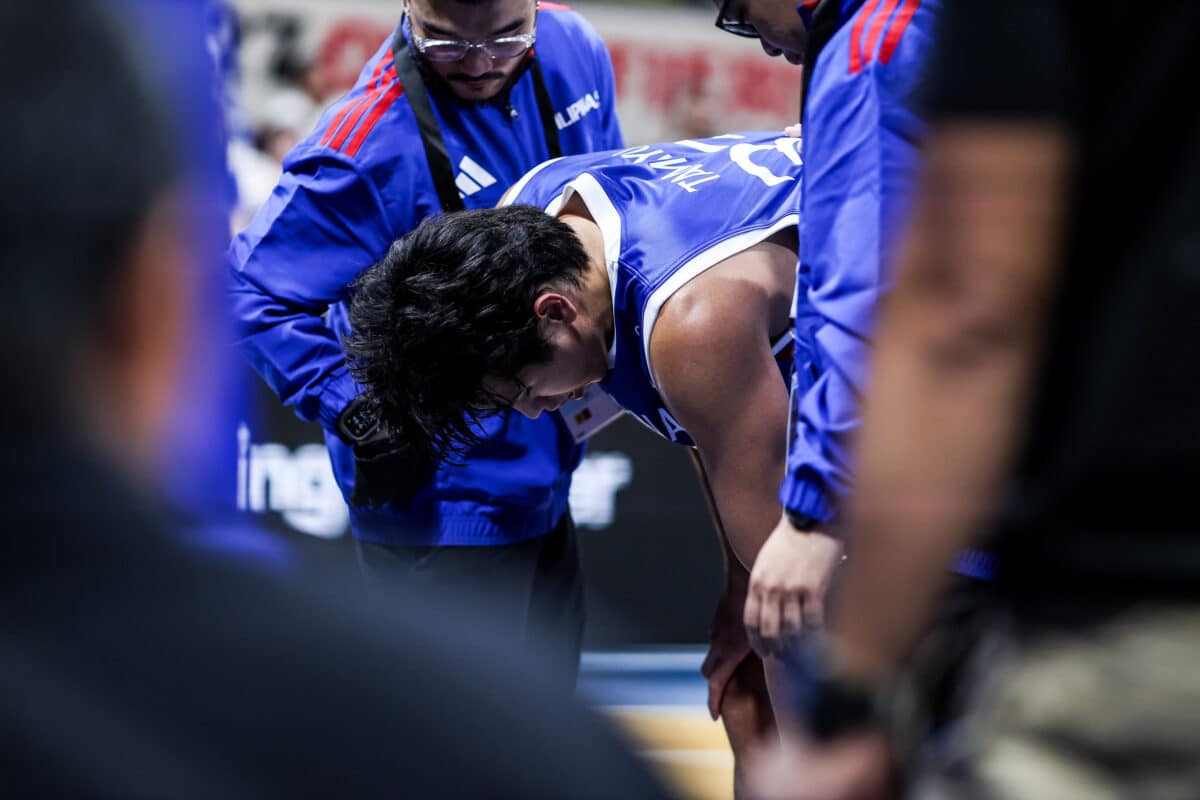 Gilas Pilipinas Carl Tamayo ankle injury Fiba World Cup Asian Qualifiers