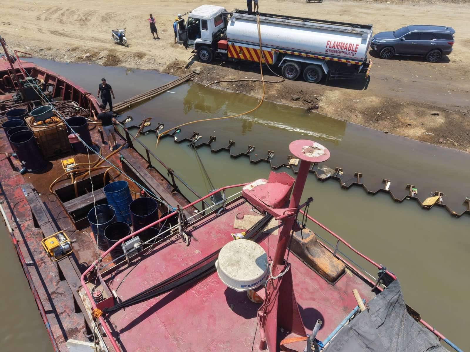 P9.75-M diesel seized, 9 arrested over alleged illegal fuel transfer