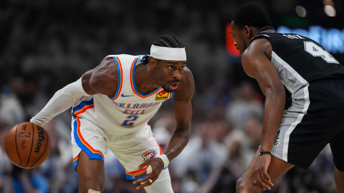 Shai Gilgeous-Alexander Thunder vs Spurs Game 5 NBA Playoffs Western Conference Finals