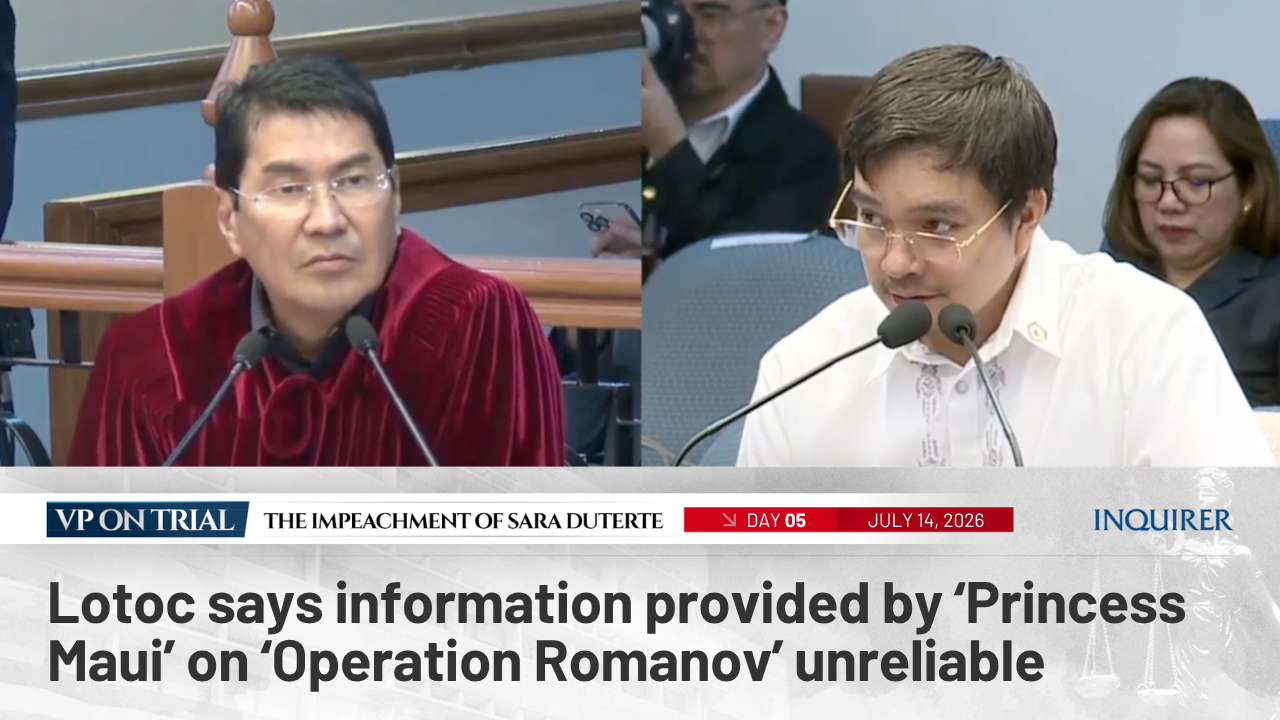 WATCH: Lotoc says info on ‘Operation Romanov’ unreliable