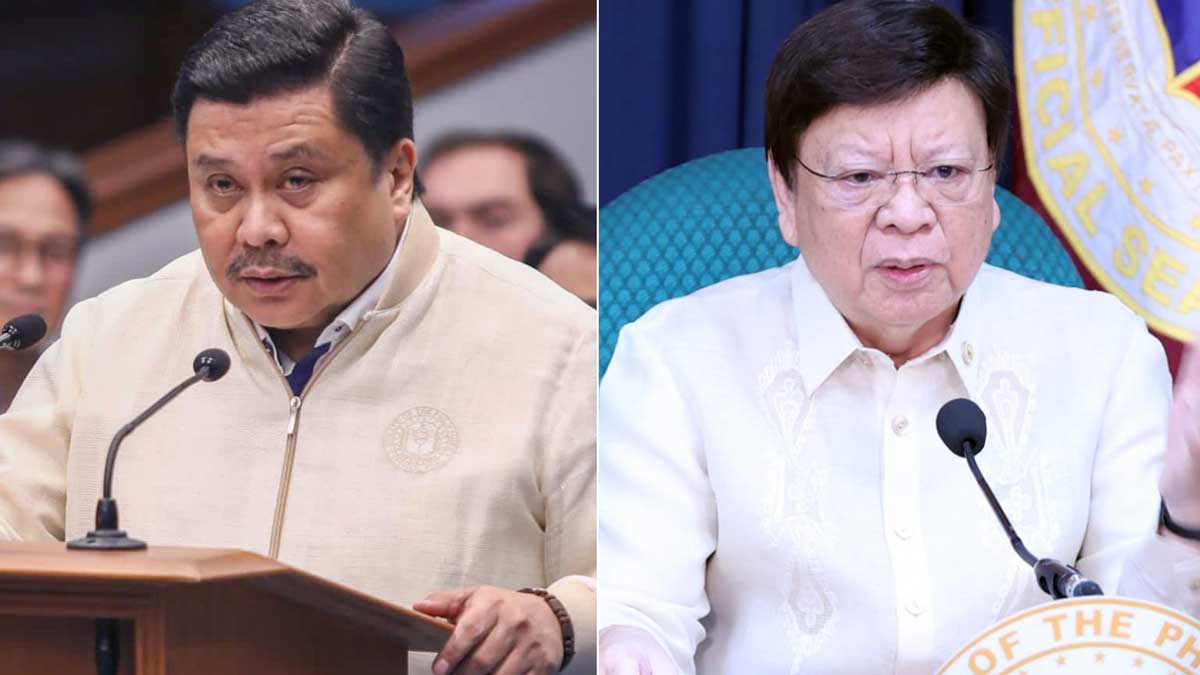 Cayetano to impeach court: Ask Sandigan to allow Marcoleta, Estrada to attend trial