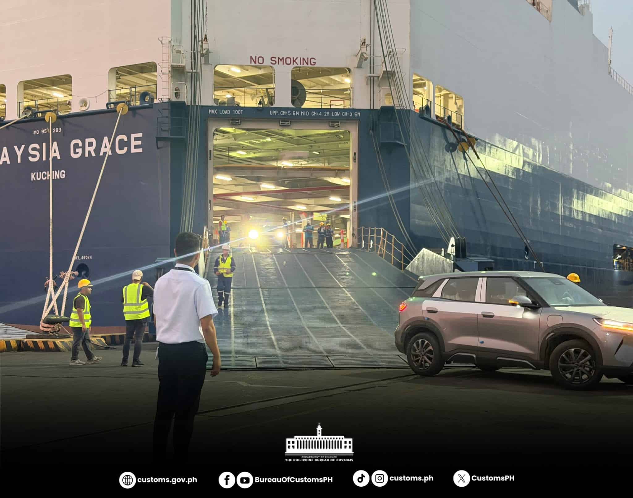 Subic port receives first shipment of BYD cars for PH market