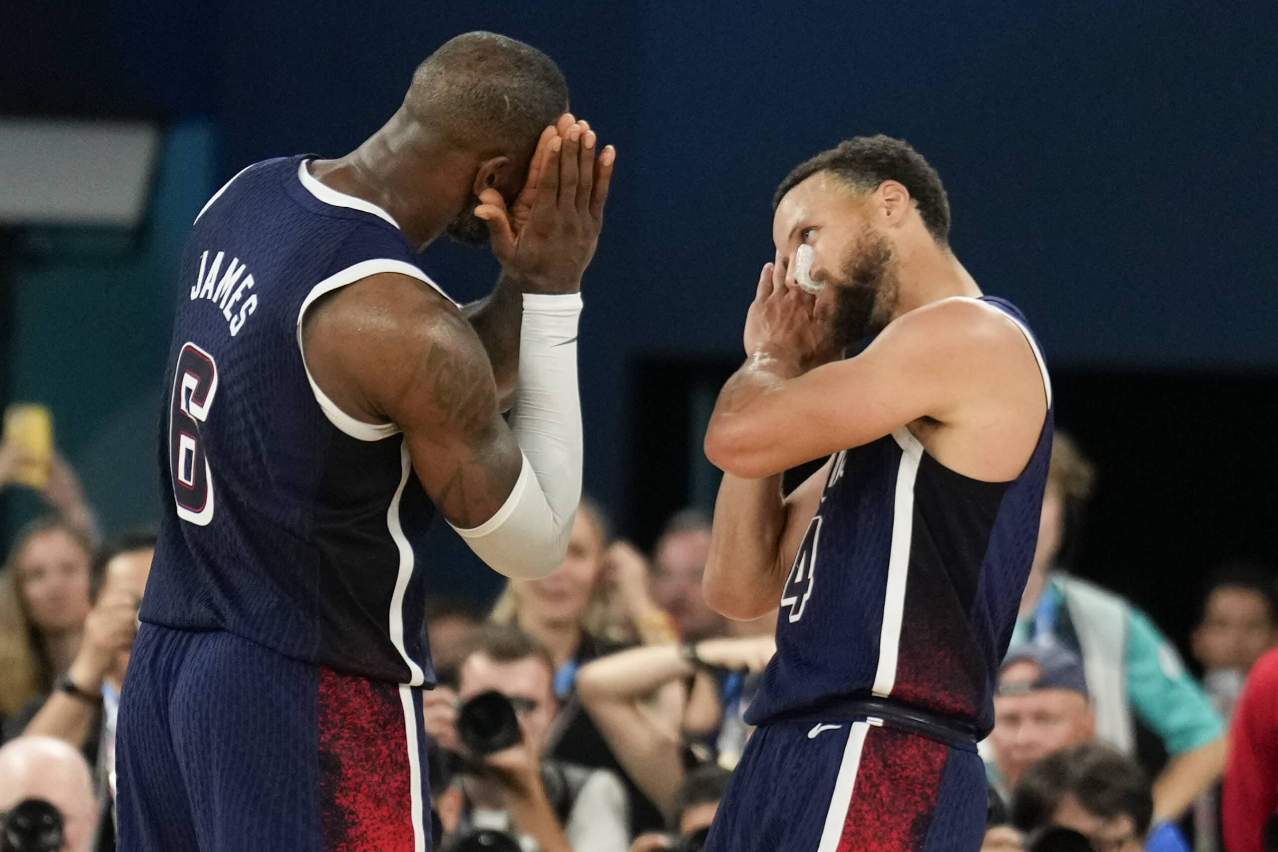 Stephen Curry LeBRon James NBA Team USA