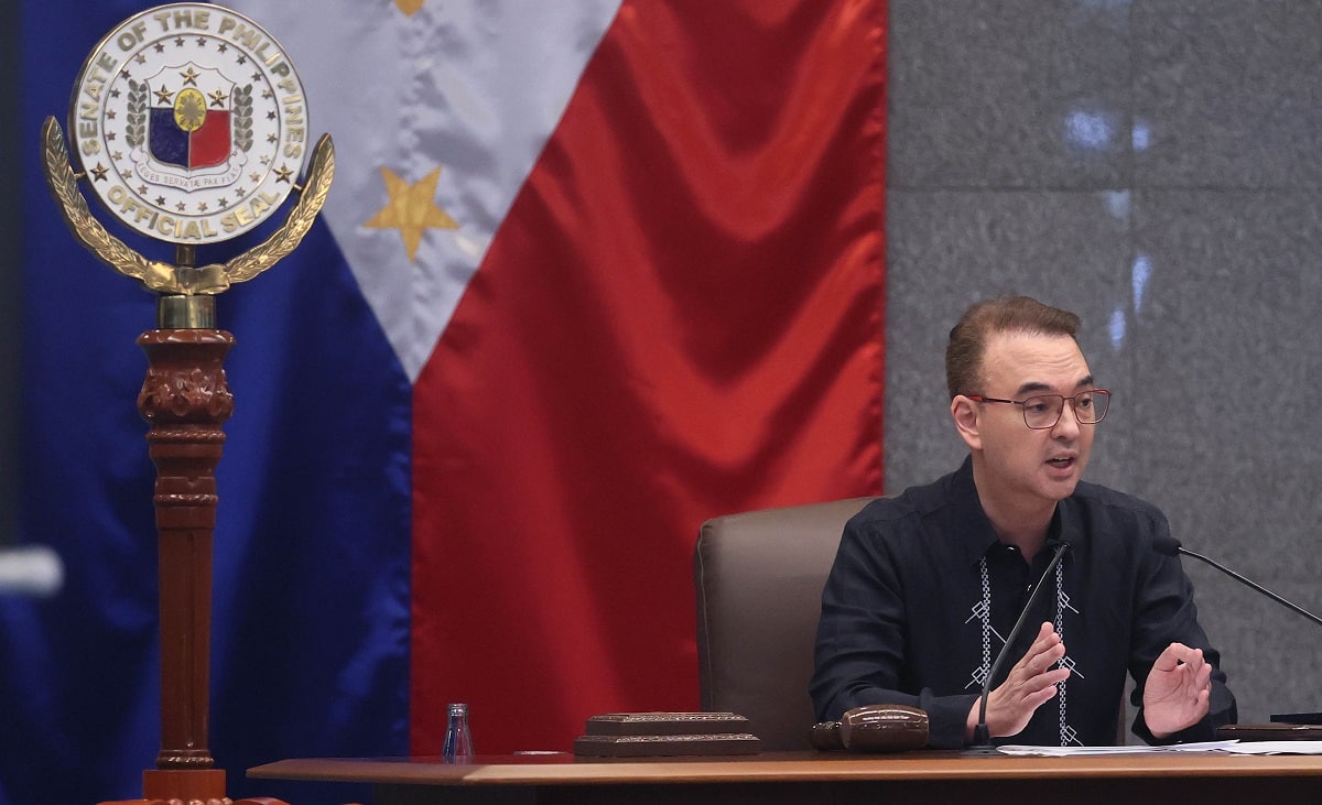 Cayetano says only PH court warrant can get Dela Rosa
