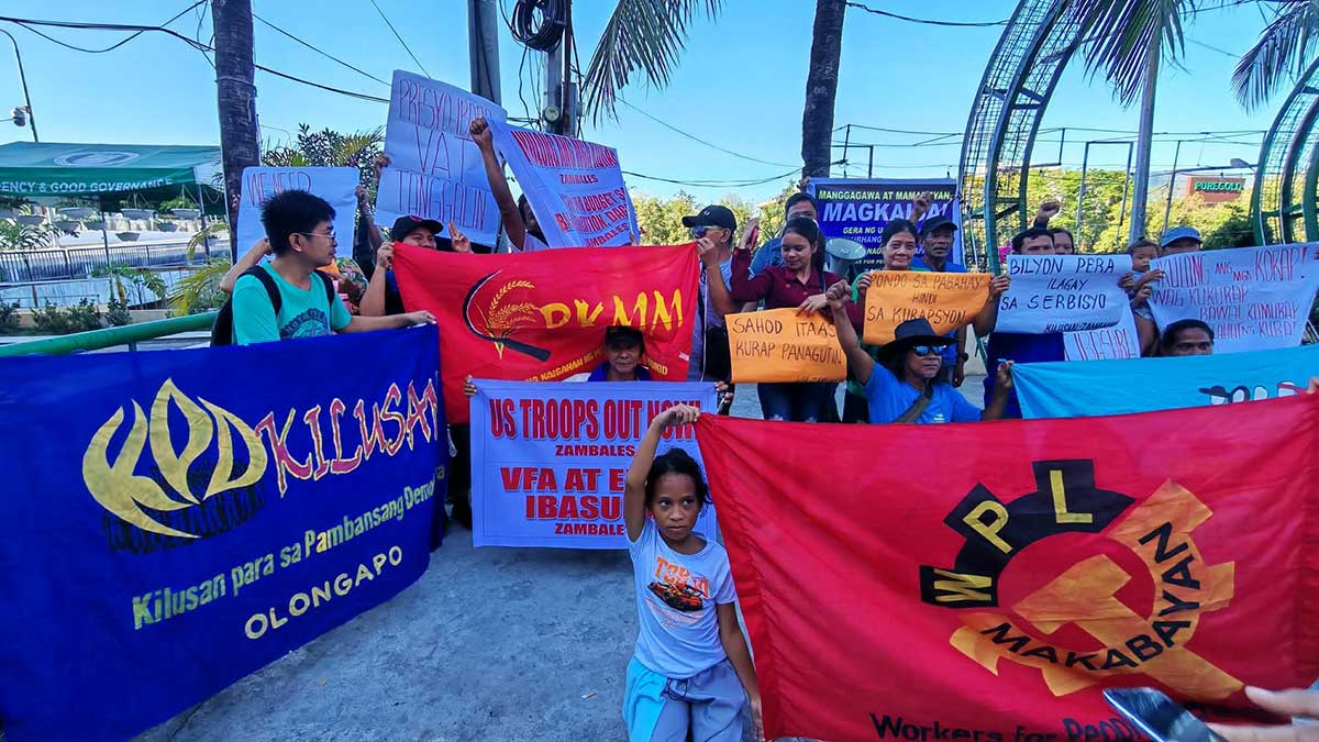 Labor Day protest in Olongapo decries high cost of living, US military